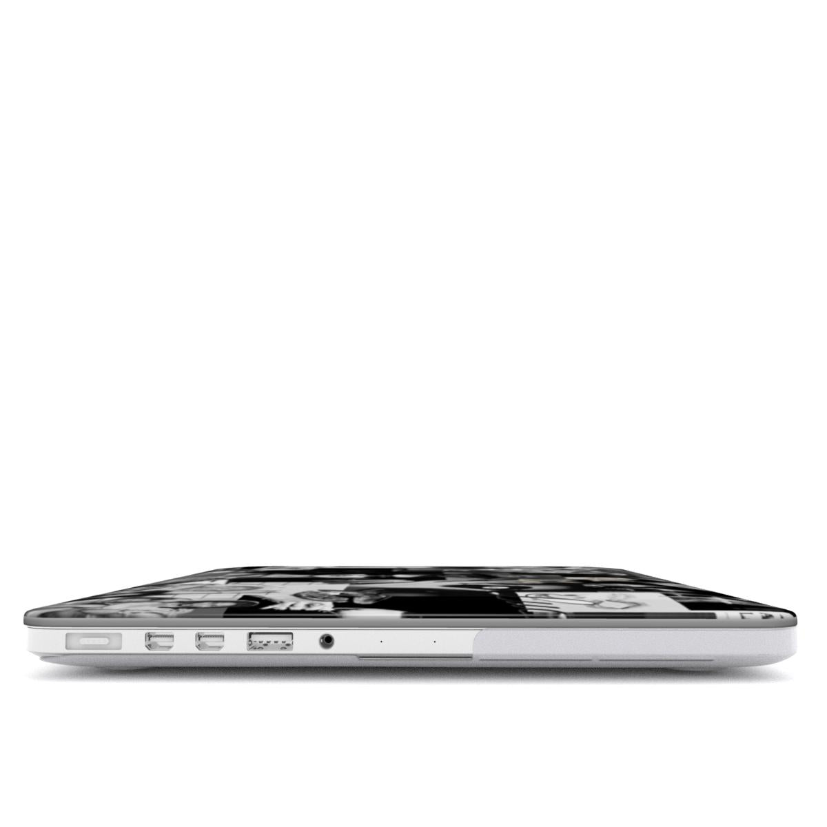 BLACK AND WHITE FASHION MACBOOK CASE
