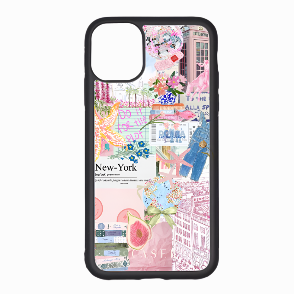 PINK NY PHONE CASE