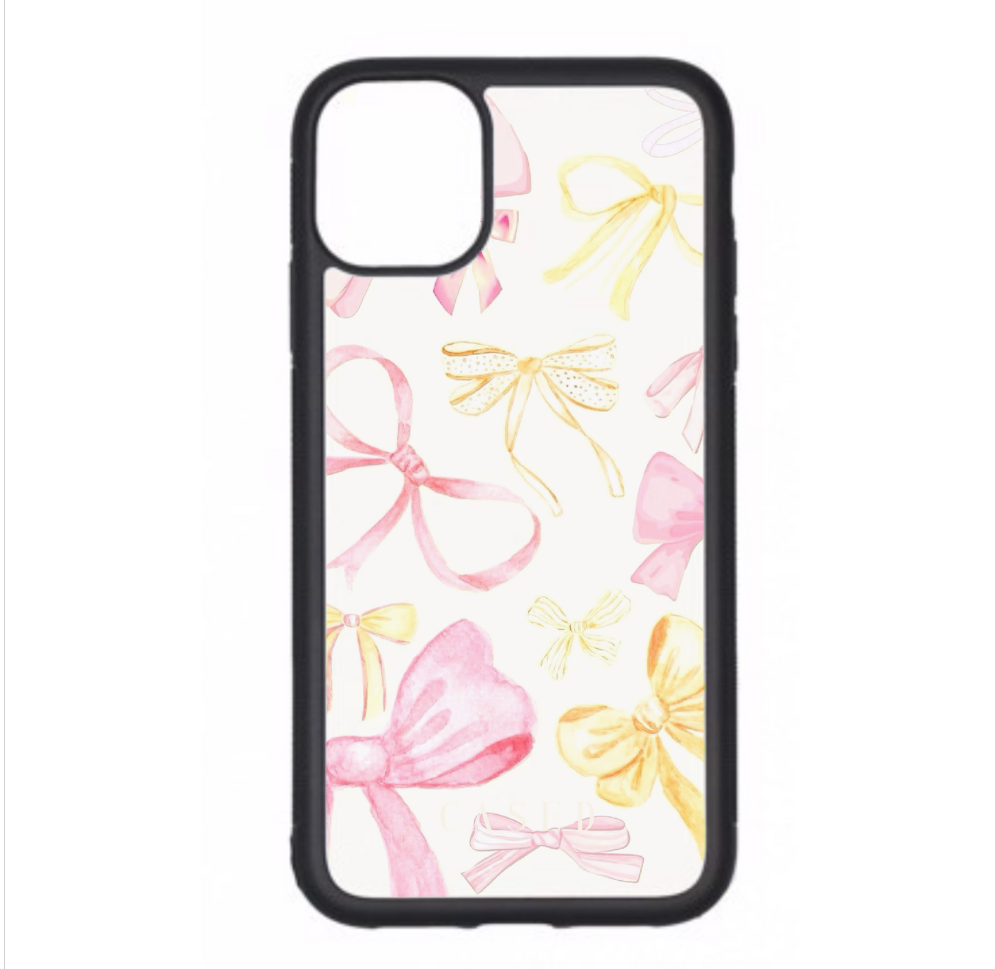 Blush & Lemon Bows Phone Case