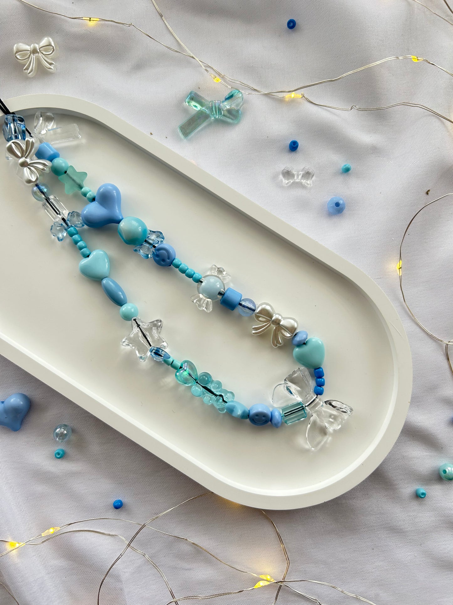 MIX BLUE PHONE CHARM