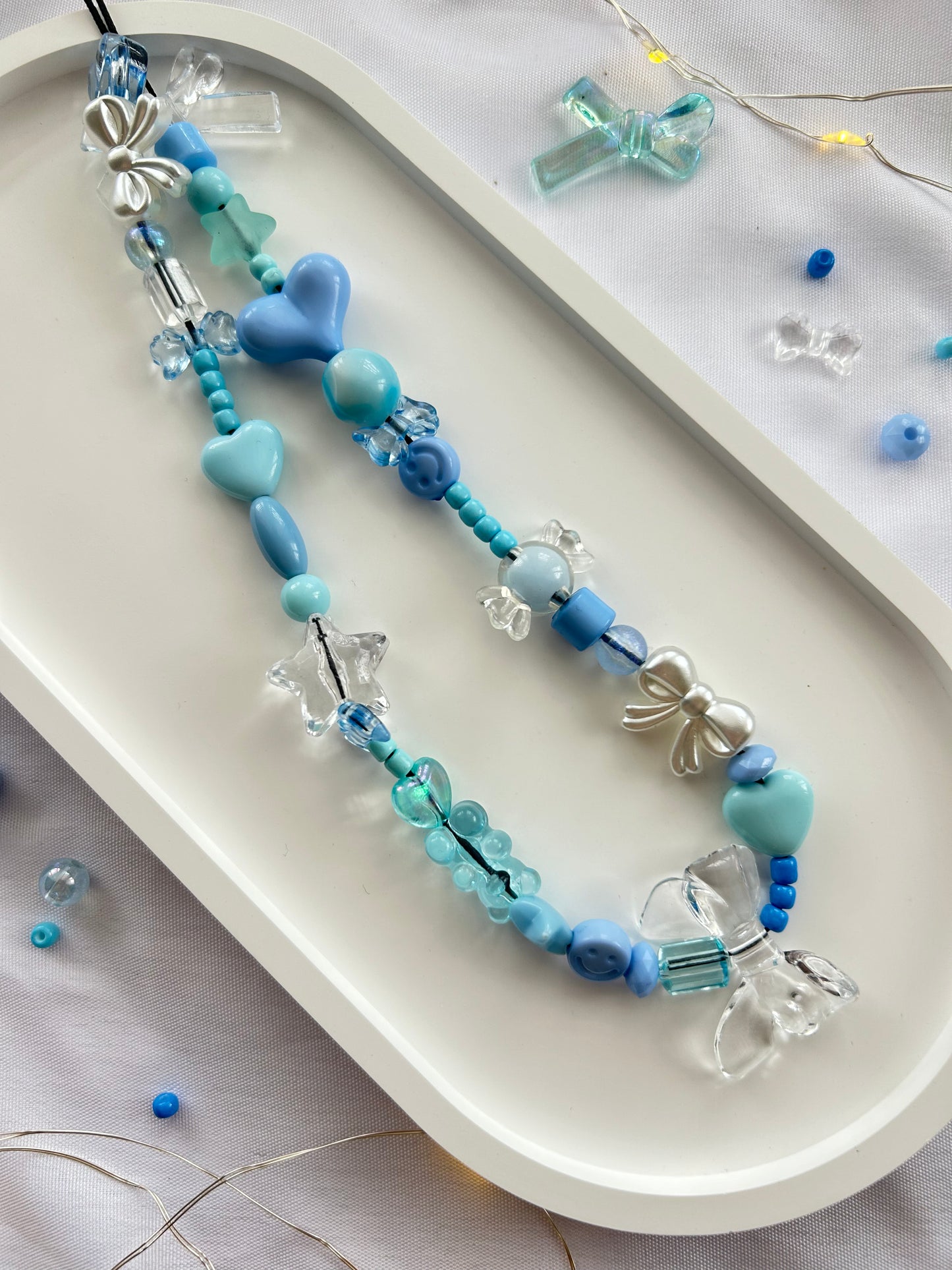 MIX BLUE PHONE CHARM
