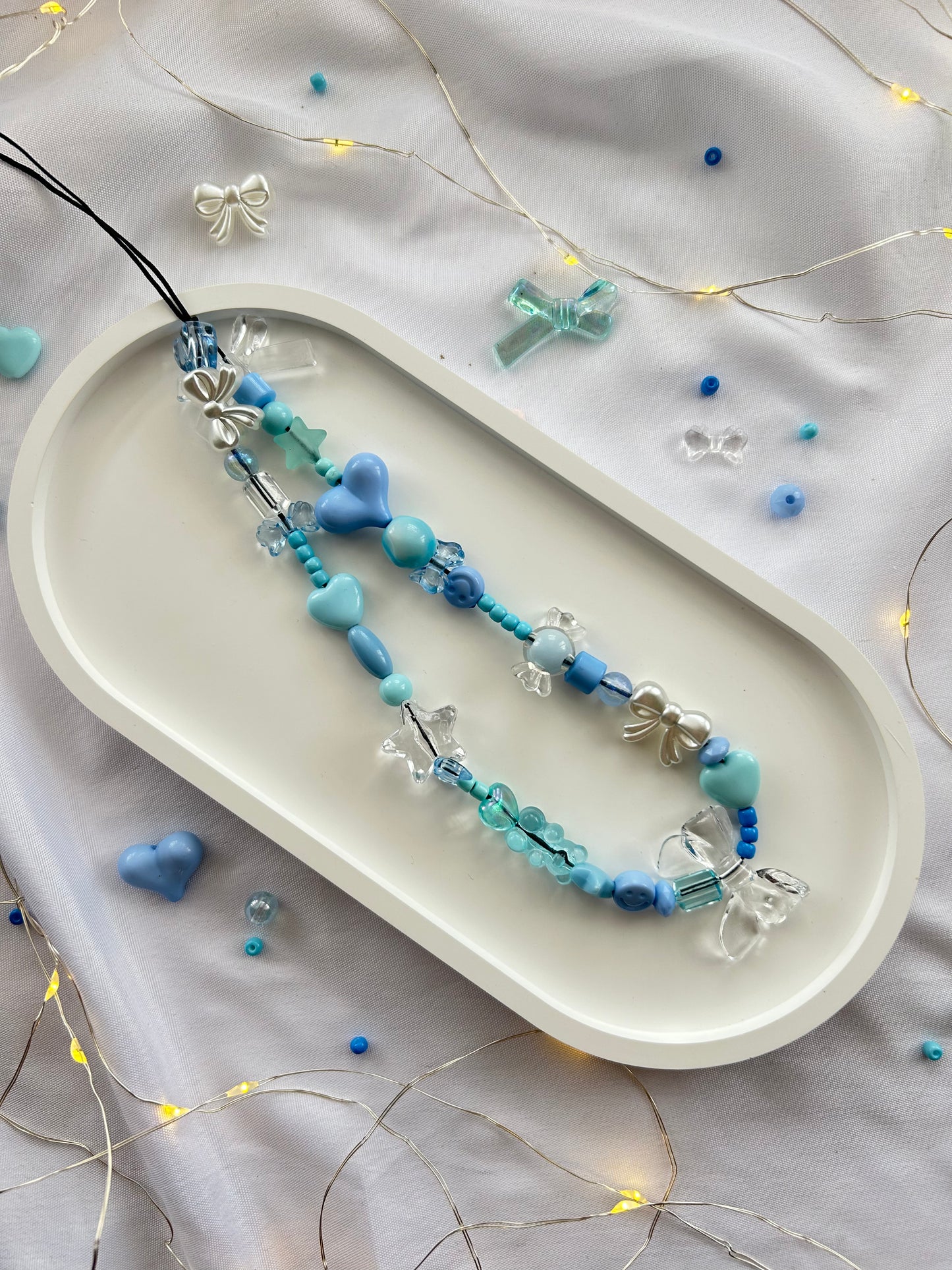 MIX BLUE PHONE CHARM