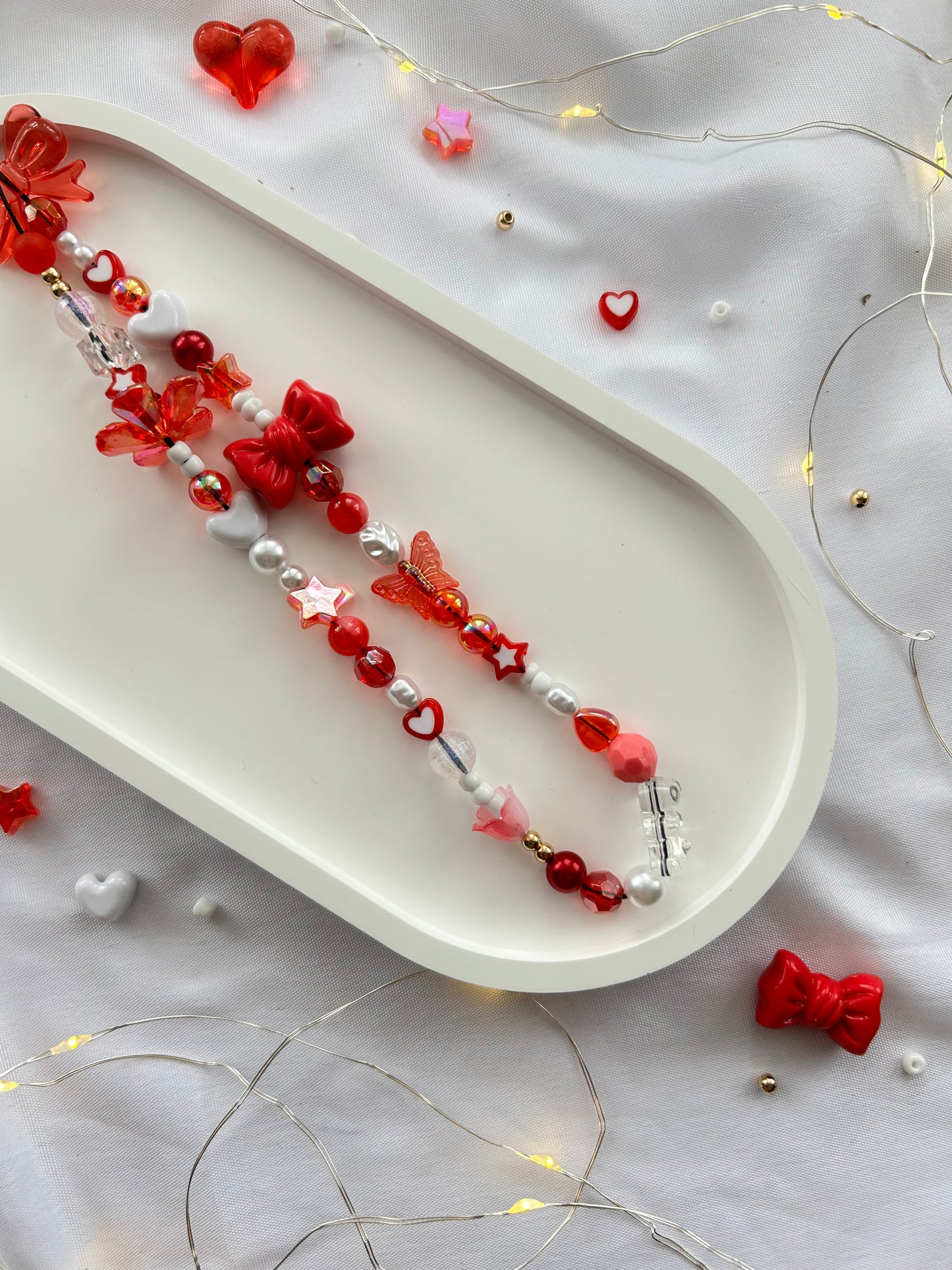 MIX RED PHONE CHARM