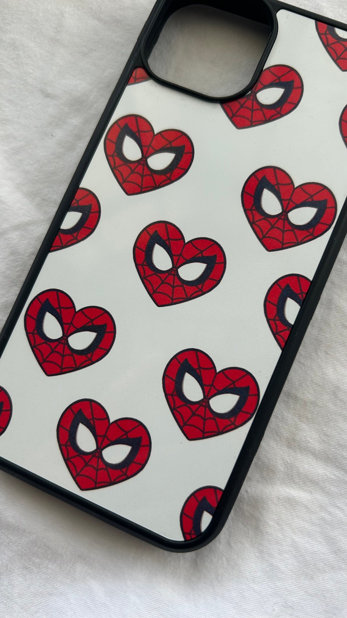 CLEARANCE IPHONE 13 - Spiderman Phone Case WHITE